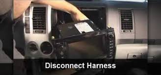 This is a picture of original toyota tundra radio.there are few functions in it.if you want to have more useful functions, you can upgrade it.if your car's dashboard is familiar to this one, and you want to upgrade the head unit by yourself. How To Install A Ta07 Radio In A 2007 Toyota Tundra Car Stereo Audio Wonderhowto