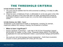 Threshold Criteria Child Protection Resource