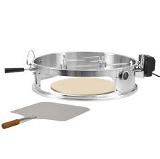 Dank gourmetring kannst du ganz einfach pizza, brot, flammkuchen und andere teigwaren backen. Bbq Toro Edelstahl Pizzaring Set Mit Grillspiess Fur O 57 Cm Kugelgrill Bbq Toro De Der Onlineshop Fur Grills Bbq Und Grillzubehor