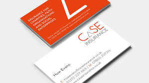 Business Card Design For Case Insurance Business Card Design Card Design Print Design