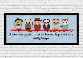 Suzanne lively 2008 find the true performer inside yourself: Horror Movies Maniacs Digital Cross Stitch Pattern
