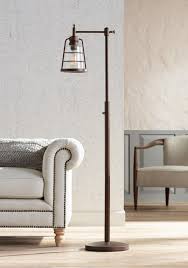 Floor Lamps Averill Park Industrial Downbridge Bronze Floor Lamp In 2020 Floor Lamp Bedroom Industrial Floor Lamps Bronze Floor Lamp