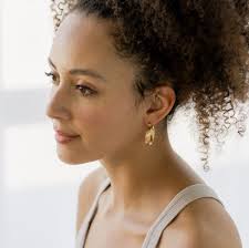 Twisted Gold Hoops L Chunky Gold Hoop L Thick Gold Hoops L Gold Croissant  Hoops L Twist Twisted Hoop Earrings L Gold Hoop Earrings