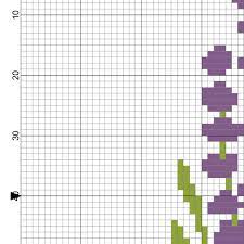 Free cross stitch lavendar flower patterns. Lavender Cross Stitch Pattern Daily Cross Stitch