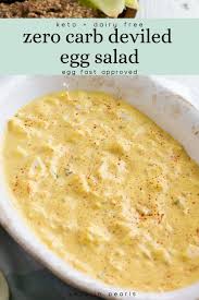 Southern Deviled Egg Salad Keto Zero Carb Dairy Free Keto In Pearls