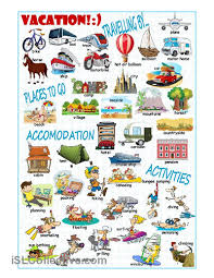 Vacation Picture Dictionary 1 English Vocabulary English Picture Dictionary Vocabulary Pictures