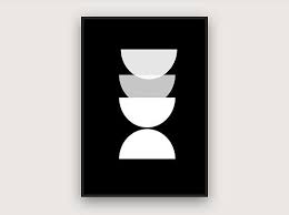 Abstract Black And White Geometric Art Black And White Geometric Art Black And White Abstract Decor Black And White Minimal Print Scandinavian Print Abstract Wall Art Scandinavian Print Abstract Wall Art Geometric Art