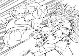 Goten dragon ball z anime coloring pages for kids printable free. Free Dragon Ball Z Coloring Pages Boo Coloringbay