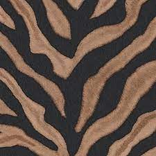 Black and white pillow cover. G67490 Black Bronze Zebra Print Wallpaper Total Wallcovering