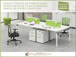 Modular Desking Back To Back We Have Huge Range Of Office Furniture Office Workstatio Modular Office Furniture Office Furniture Decor Cheap Office Furniture