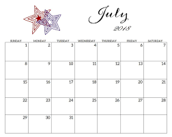July 2018 Printable Blank Calendar Planner Calendar Printables Planner Calendar July Calendar