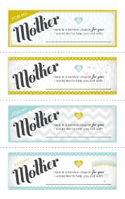 Service Coupons For Mom Ambrosia Creative Mother S Day Printables Mother S Day Coupons Mother S Day Diy