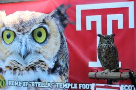 ELMWOOD PARK ZOO — Temple University mascot/ EPZ educator, Stella the...
