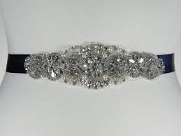 Navy Blue Bridal Sash Bridal Belt Wedding Belt Bridesmaid Belt Flower Girl Dress Sash Pearl An Wedding Belts Flower Girl Dress Sash Diy Wedding Dress Sash