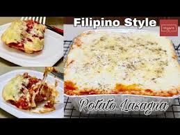 No Bake Potato Lasagna Filipino Style Kitchenet Ph Youtube