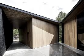 Gray tones look great with wood siding with red undertones. Screen House Black Painted Brick House Wowow Home Magazine