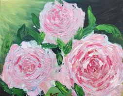 10 x 13.98 in / 10 x 13.98 in (actual image size) signed on the front style. Textured Wall Art Impressionist Flower Artwork Roses Painting On Canvas Art Collectibles Painting Delage Com Br