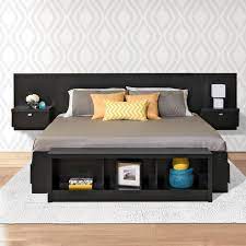 Diy storage bed with drawers…almost for free. Series 9 Designer Floating King Headboard With Nightstands Prepac Mfg