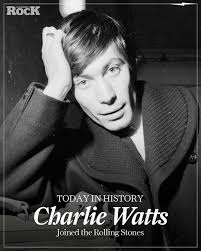Classic Rock | Today in 1963, Charlie Watts joined the Rolling Stones. "I was very, very close with Charlie, because we were the rhythm section and got... | Instagram