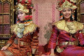 Alat musik ini dibuat dari bambu, dibunyikan dengan cara menggoyangkannya. Aesan Gede Pakaian Tradisional Sumatera Selatan Halaman All Kompas Com