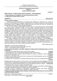 In 2018, poti fi filosov in limba romana, dar daca nu faci si engleza, nu este bine. Subiecte Si Bareme Bac 2018 Limba RomanÄƒ Sesiunea August Septembrie 20 08 2018 Proba E A Jitaruionelblog Pregatire Bac Si Evaluarea Nationala 2021 La Matematica Si Alte Materii Materiale Lectii Formule Exercitii Rezolvate Matematica