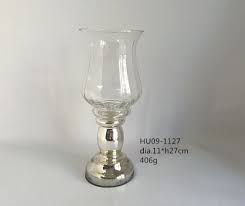 Sold and shipped by christmas central. Machine Blown Glass Hurricane Lantern With Gold Base China Glass Lantern And Glass Decoration Price Made In China Com