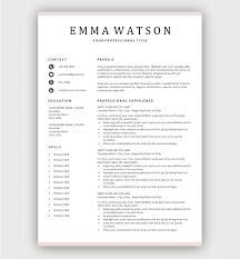 You're in the right place. Professional Simple Resume Template