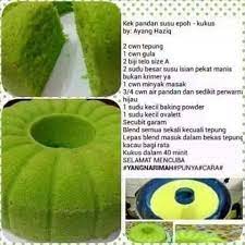 5 biji telur (gred b). Resepi Www Kek Pandan Resepimee Junotee Com