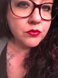 Favorite color red and eyeshadow in Montanna Palmer Beauty