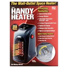 3.1 out of 5 stars 5. Products Corp Handy Heater Products Corp Handy Heater Plug In Mini Portable Handy Heater Wall Outlet Air Heater For Home Buy Cheap In An Online Store With Delivery Price Comparison Specifications Photos