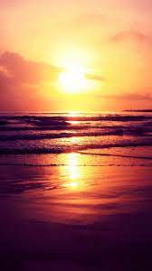 Setting Sun Ocean Beach Iphone 6 Wallpaper Nature Iphone Wallpaper Sunset Images Iphone 5s Wallpaper