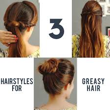 This hairstyle is great for longer lengths of hair and can be worn casually or formally. Glamrs 3 Quick Easy Greasy Hair Hairstyles Summer Hairdos Facebook