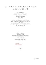 Extension du tribunal de grande instance : 185 Gottfried Wilhelm Leibniz Bibliothek