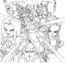 If the 'download' 'print' buttons don't work, reload this page. Dbz Android Saga By Cheygipe On Deviantart Coloring Home
