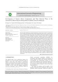 Facebook is showing information to help you better understand the purpose of a page. Pdf Investigation Of Generic House Components And Their Practical Ways To Be Assessed By House Buyers During Defect Liability Period In Malaysia