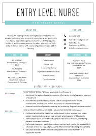 Entry Level Nurse Resume Sample Resume Genius