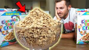 The greatest cereal of all time 🥄. I Ate The World S Biggest Bowl Of Cinnamon Toast Crunch Youtube