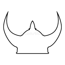 Viking Helmet Icon Black Color Illustration Outline Stock Vector Illustration Of Fight Horned 132116987 Thingiverse is a universe of things. dreamstime com