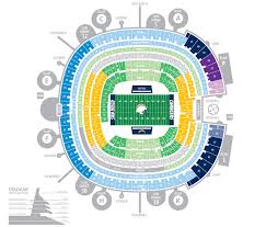 Jets Football Seating Chart Qualcomm Seat Chart Qualcomm