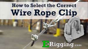 How To Select The Right Wire Rope Clip
