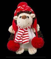 14 Weighted Stuffed Animal Hedgehog Christmas Stuffed Animal Sensory Animal Stuffed Hedgehog W Animal Plush Toys Plush Toy Christmas Animals