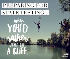 The jump off means something that gets the party going and is also slang for the best. Preparing For State Testing When You D Rather Jump Off A Cliff That Teaching Spark Bloglovin