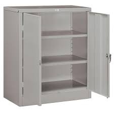Find metal storage cabinet in canada | visit kijiji classifieds to buy, sell, or trade almost anything! Salsbury Industries 36 In W X 42 In H X 18 In D Counter Height Storage Cabinet Assembled In Gray 9048gry A The Home Depot