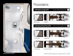 Airstream, interstate lounge ext, tommy bahama, grand tour and nineteenluxury class b touring motorhome. 2019 Airstream Interstate Grand Tour Ext Touring Coach Brochure Download Rv Brochures