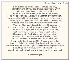Sometimes At Night When I Look To The Sky I Start Thinking Of You And Then Ask Myself Why Why Do I Love You I Think And Smile Because I Know