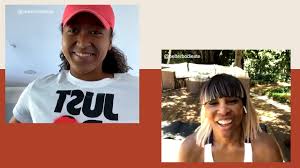 Rapper ybn cordae and tennis star naomi osaka have finally shared their first picture as a couple. Naomi Osaka å¤§å‚ãªãŠã¿ And Venus Williams Instagram Live Youtube