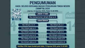 Pasalnya, beberapa perguruan tinggi negeri favorit tengah menjadi incaran. Resmi Dipercepat Berikut Daftar Portal Link Pengumuman Sbmptn 2020 Terbaru Dan Imbauan Penting Ltmpt Tribun Kaltim