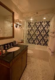Are you after bathroom tile ideas? Elegant Black And White Damask Marble Bathroom Traditional Bathroom Chicago By Dm Design Solutions Houzz