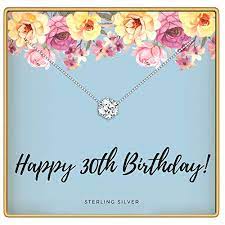 We may earn commission from links on this page, but we only recommend products we love. Kedrian 30th Birthday Necklace 925 Sterling Silver 30 Birthday Gifts Necklaces For Women Pendant Gift For 30 Year Old Woman Birthday Ideas For 30th Birthday Gifts For Her 30 And Fabulous Jewelry
