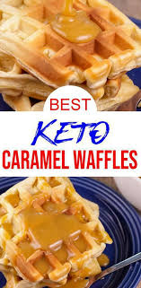 Keto Waffles Low Carb Keto Caramel Waffles Recipe Easy Waffle Maker Recipe Serve As Keto Breakfast Lunch Or Dinner In 2020 Keto Recipes Low Carb Recipes Waffles